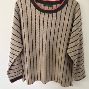 THML stripped sweater women’s size small
